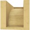 Ekena Millwork 5"W x 10"D x 5"H Wide Huntington Rough Cedar Woodgrain TimberThane Corbel, Primed Tan CORUR05X10X05HUNRCPR - alternate 2